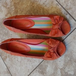 Madden Girl open toe heels with bow